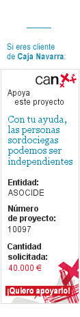 Apoya el proyecto de ASOCIDE en Caja Navarra